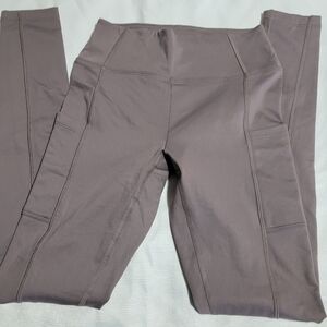 Pink Active Taupe Leggings